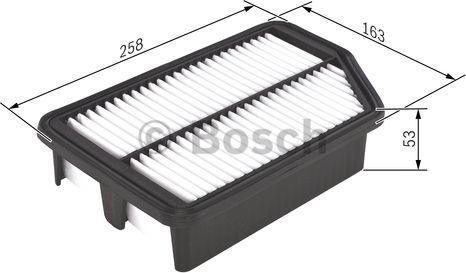 BOSCH F 026 400 228 - Filtru aer aaoparts.ro