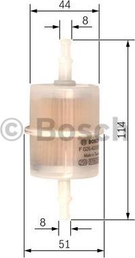 BOSCH F 026 403 005 - Filtru combustibil aaoparts.ro