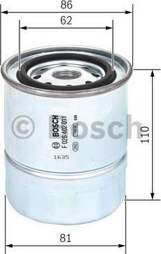 BOSCH F 026 402 011 - Filtru combustibil aaoparts.ro