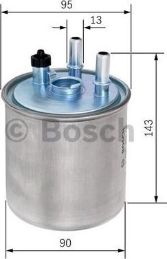 BOSCH F 026 402 081 - Filtru combustibil aaoparts.ro