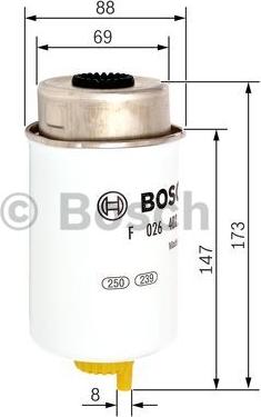 BOSCH F 026 402 088 - Filtru combustibil aaoparts.ro