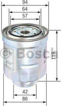 BOSCH F 026 402 110 - Filtru combustibil aaoparts.ro