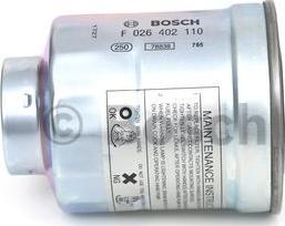 BOSCH F 026 402 110 - Filtru combustibil aaoparts.ro