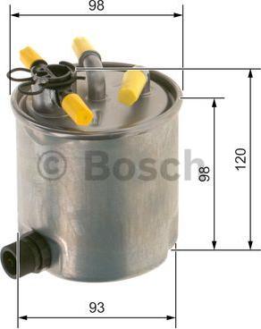 BOSCH F 026 402 182 - Filtru combustibil aaoparts.ro