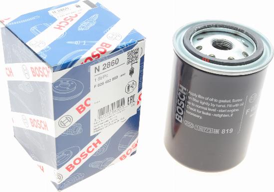 BOSCH F 026 402 860 - Filtru combustibil aaoparts.ro