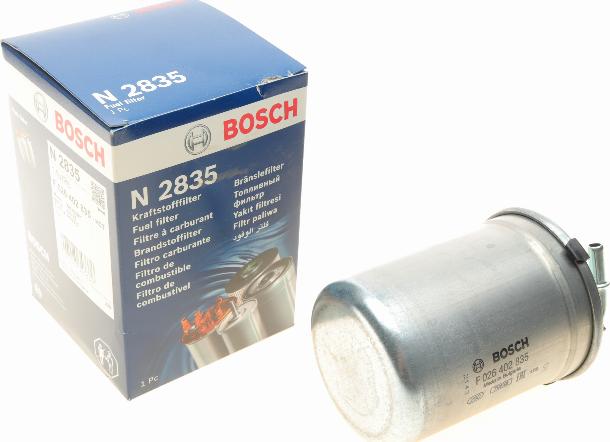 BOSCH F 026 402 835 - Filtru combustibil aaoparts.ro