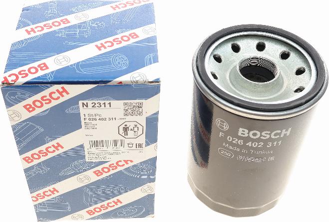 BOSCH F 026 402 311 - Filtru combustibil aaoparts.ro