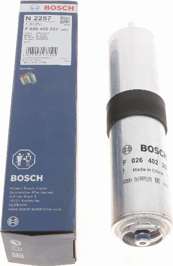 BOSCH F 026 402 257 - Filtru combustibil aaoparts.ro