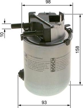 BOSCH F 026 402 218 - Filtru combustibil aaoparts.ro