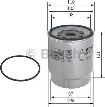 BOSCH F 026 402 794 - Filtru combustibil aaoparts.ro