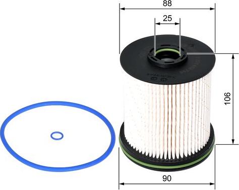 BOSCH F 026 402 795 - Filtru combustibil aaoparts.ro