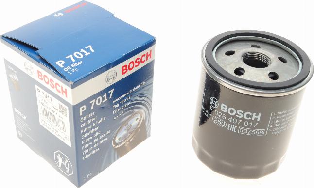 BOSCH F 026 407 017 - Filtru ulei aaoparts.ro