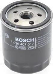 BOSCH F 026 407 017 - Filtru ulei aaoparts.ro