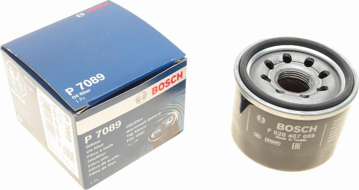 BOSCH F 026 407 089 - Filtru ulei aaoparts.ro