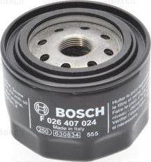 BOSCH F 026 407 024 - Filtru ulei aaoparts.ro