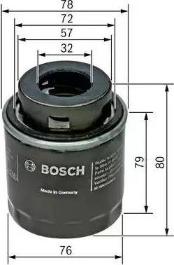 BOSCH F 026 407 079 - Filtru ulei aaoparts.ro