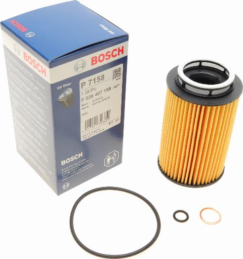 BOSCH F 026 407 158 - Filtru ulei aaoparts.ro