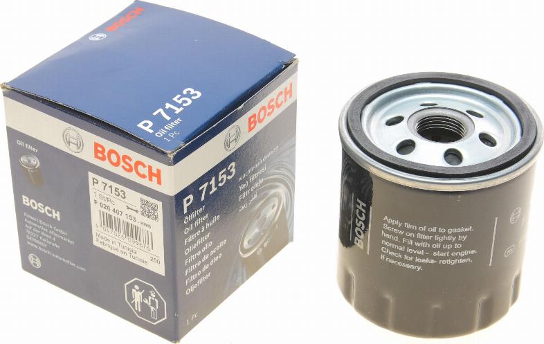 BOSCH F 026 407 153 - Filtru ulei aaoparts.ro