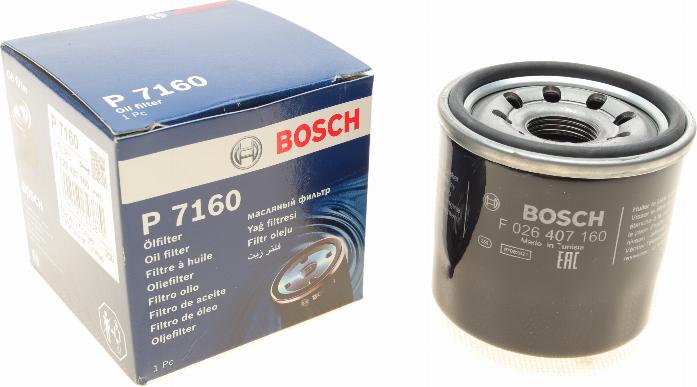 BOSCH F 026 407 160 - Filtru ulei aaoparts.ro