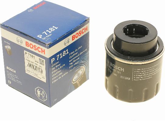 BOSCH F 026 407 181 - Filtru ulei aaoparts.ro