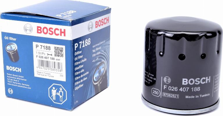 BOSCH F 026 407 188 - Filtru ulei aaoparts.ro