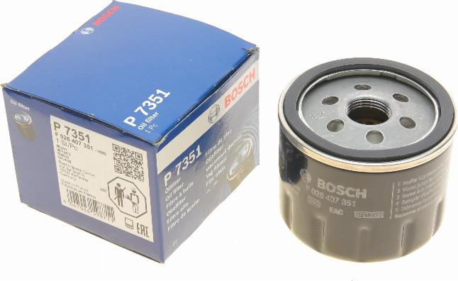 BOSCH F 026 407 351 - Filtru ulei aaoparts.ro