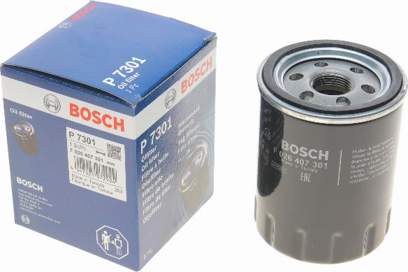 BOSCH F 026 407 301 - Filtru ulei aaoparts.ro