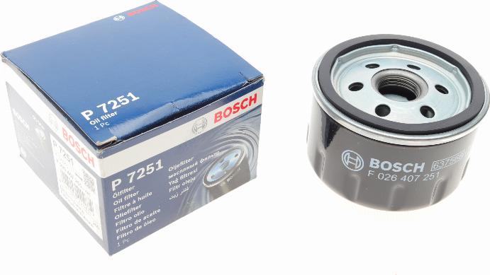 BOSCH F 026 407 251 - Filtru ulei aaoparts.ro