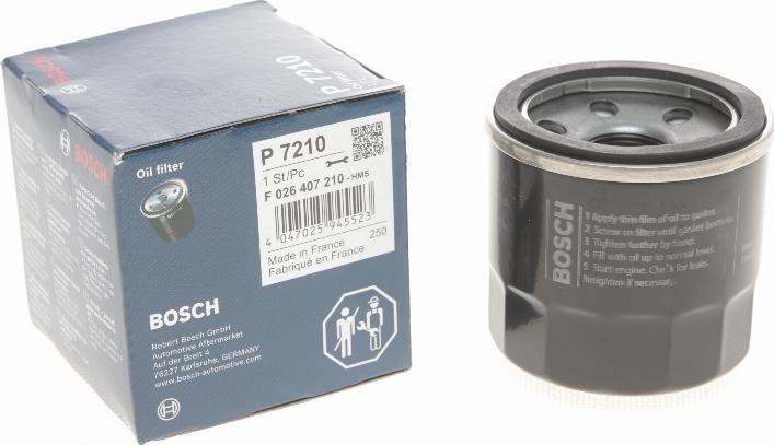 BOSCH F 026 407 210 - Filtru ulei aaoparts.ro