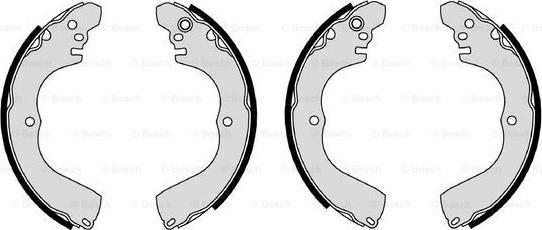 BOSCH F 026 008 014 - Set saboti frana, frana de mana aaoparts.ro