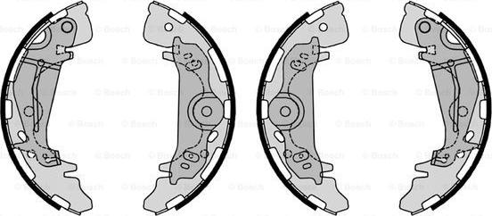 BOSCH F 026 008 029 - Set saboti frana aaoparts.ro
