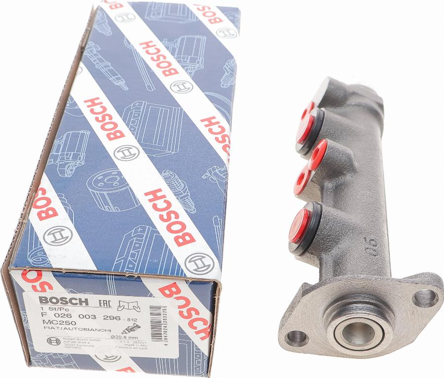 BOSCH F 026 003 296 - Pompa centrala, frana aaoparts.ro
