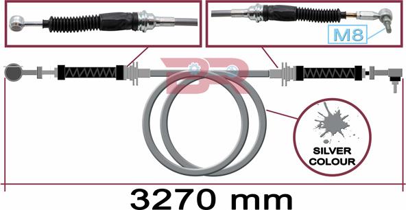 BOTTO RICAMBI BRC6322 - Cablu,transmisie manuala aaoparts.ro