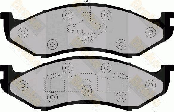 Brake Engineering PA992 - Set placute frana,frana disc aaoparts.ro