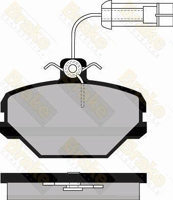 Brake Engineering PA495 - Set placute frana,frana disc aaoparts.ro
