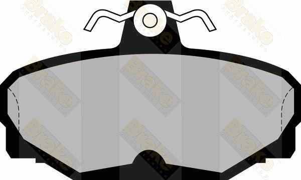 Brake Engineering PA450 - Set placute frana,frana disc aaoparts.ro