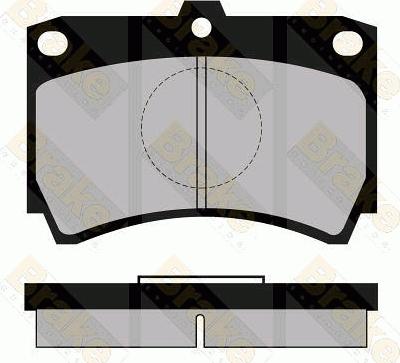Brake Engineering PA469 - Set placute frana,frana disc aaoparts.ro