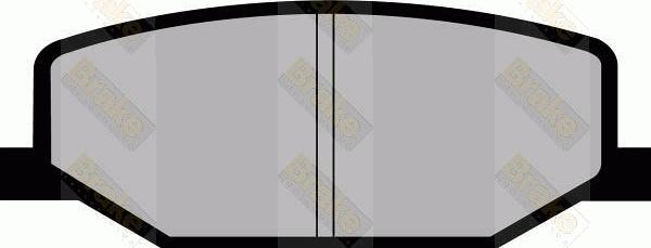 Brake Engineering PA465 - Set placute frana,frana disc aaoparts.ro