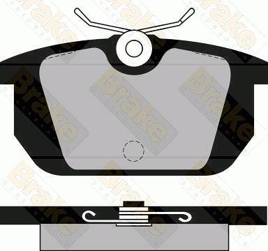 Brake Engineering PA461 - Set placute frana,frana disc aaoparts.ro