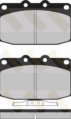 Herth+Buss Jakoparts J3603041 - Set placute frana,frana disc aaoparts.ro