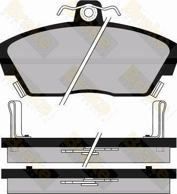 Brake Engineering PA539 - Set placute frana,frana disc aaoparts.ro