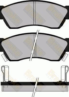 Brake Engineering PA576 - Set placute frana,frana disc aaoparts.ro
