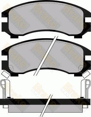 DJ Parts BP1461 - Set placute frana,frana disc aaoparts.ro