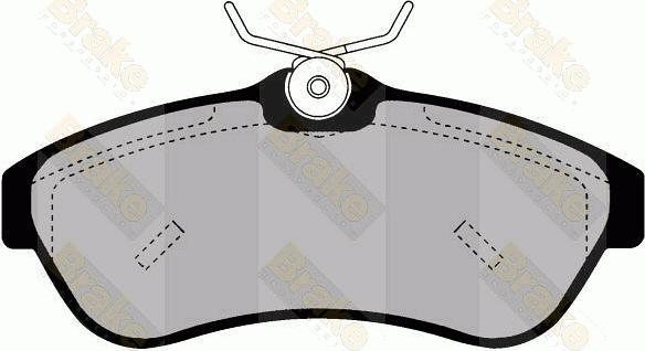 Brake Engineering PA1498 - Set placute frana,frana disc aaoparts.ro