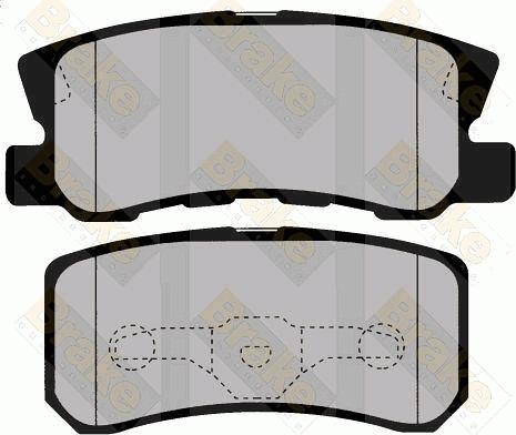 Brake Engineering PA1492 - Set placute frana,frana disc aaoparts.ro