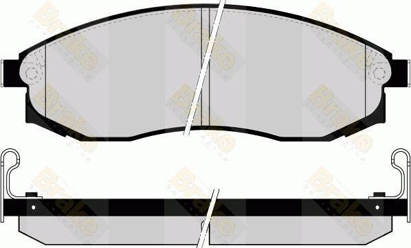 Brake Engineering PA1474 - Set placute frana,frana disc aaoparts.ro