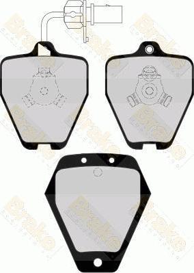 Brake Engineering PA1515 - Set placute frana,frana disc aaoparts.ro