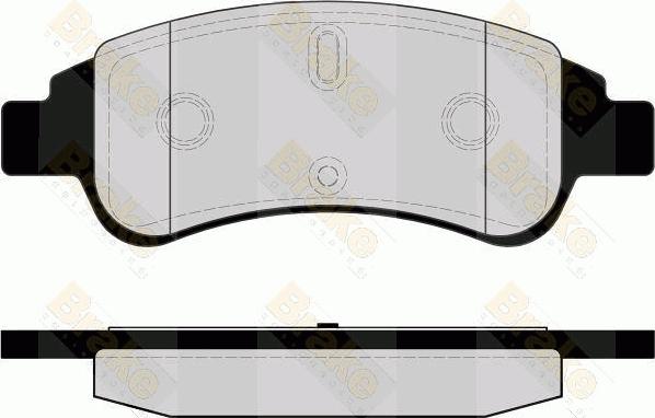 Brake Engineering PA1510 - Set placute frana,frana disc aaoparts.ro