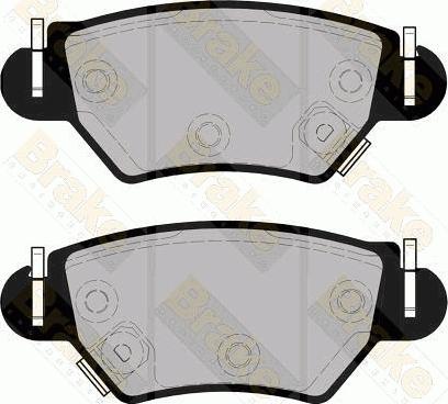 Brake Engineering PA1539 - Set placute frana,frana disc aaoparts.ro