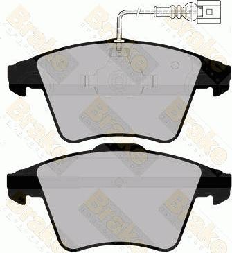 Brake Engineering PA1570 - Set placute frana,frana disc aaoparts.ro